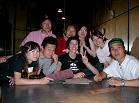 左上より、KwangHee・Vince・Eri・Chie・僕・TeacherJessica・Kaori・Koji。